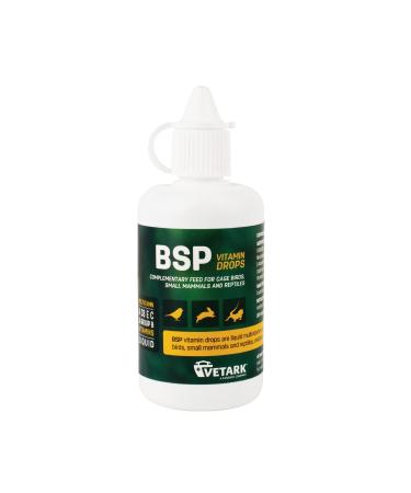 BSP Vitamin Drops |High Potency Liquid Vitamin Supplement for Birds Reptiles Wildlife & Rabbits | 50ml bottle