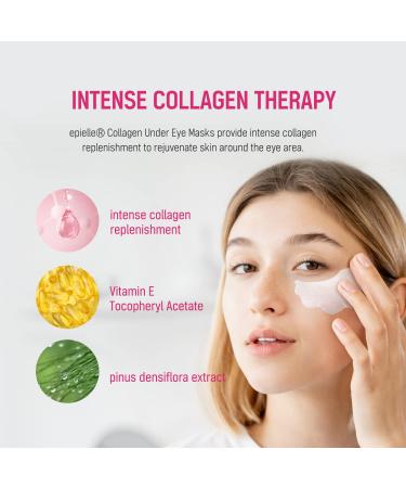 Epielle Collagen Under Eye Mask (60 Sheets) - Dark Circles and Puffiness Reduction for Mother's Day and Teacher Appreciation Gifts - Buy Online on GoSupps.com