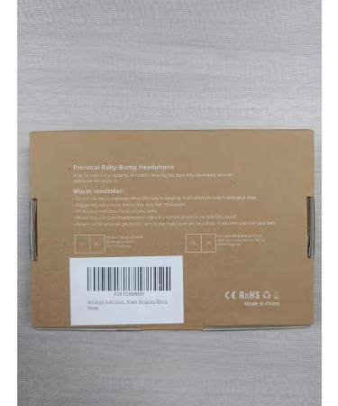 Mosalogic Baby Bump Headphone - Pregnancy Belly Speaker for Music, Voice, and Stories - Pregnancy Gift for Mom to Be - White - Buy Online on GoSupps.com