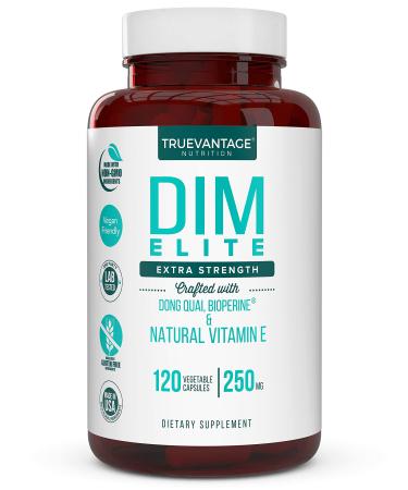 DIM Supplement 250mg (Diindolylmethane)-Plus Dong Quai Natural Vitamin E & BioPerine - Supports Menopause Relief PCOS Treatment & Hormonal Acne -Hormone Balance Support for Women and Men-Veggie Caps