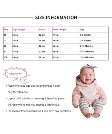 Toddler Hooded Sweatshirt & Pants Set - Pink Stripe | 3-6 Months - Buy Online on GoSupps.com