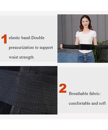 Adjustable Turmaline Magnetic Lumbar Support Belt for Pain Relief - Unisex | Size L - Buy Online on GoSupps.com