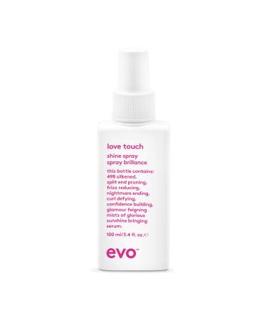 EVO Love Touch Shine Spray - Volumizing Finishing Hair Texture Spray - Smooths With Extra Shine - 100ml / 3.4fl.oz
