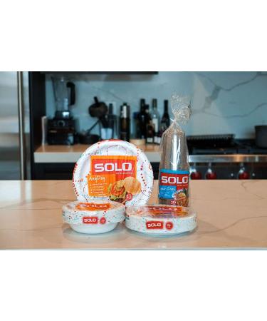 Solo Any Day Paper Plates 8.5 Inch - 360 Count | Convenient Disposable Plates - Buy Online on GoSupps.com