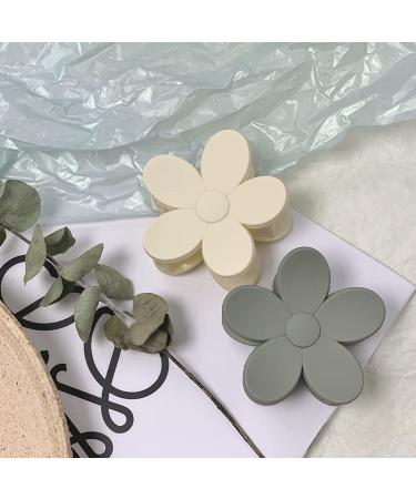 YAIKOAI 5 Small Acrylic Flower Hair Claw Clips - Non Slip Tortoise Hair Clamps for Women & Girls | 5 Colors - Buy Online on GoSupps.com