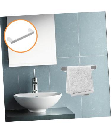 Artibetter Towel Rack Rack Cabinet Towel Holder Suction Towel Bar Bathroom Single Towel Bar Towels Plastic Pp Grey 25.7X6.5CM - Buy Online on GoSupps.com
