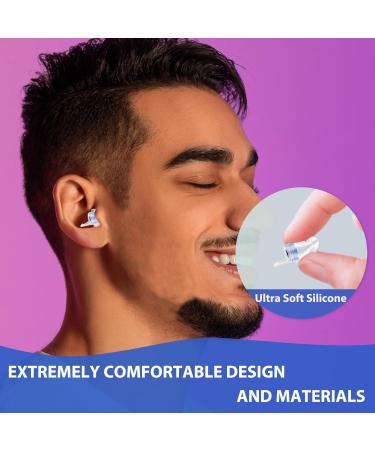 High Fidelity Concert Ear Plugs | 2 Pairs of Noise Reduction Ear Protection for Musicians | Light Blue & Black | Ideal for Concerts Festivals & Motorcycles - Buy Online on GoSupps.com