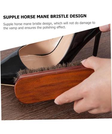 Horse Hair Brush Hat Cleaner for Baseball Caps & Shoes - Shoe Cleaner Kit with Iron Cleaner, Melamine Sponges, and Shoe Shine Machine - Multifunction 13X4.3CM - Buy Online on GoSupps.com