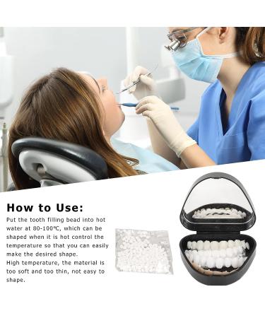Temporary Tooth Repair Kit | Moldable False Teeth Thermal Fitting Beads for Cosplay | Filling and Fixing Missing and Broken Teeth - Buy Online on GoSupps.com