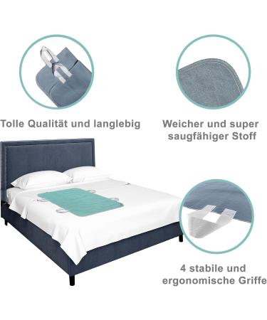 Bestzing Washable Incontinence Bed Pad - Waterproof Mattress Pad 180x200 - Durable & Comfortable Protection - Buy Online on GoSupps.com