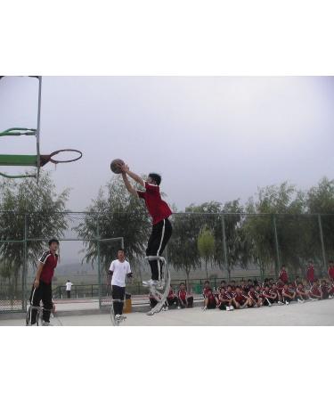 Skyrunner 2018 New Model Jumping Stilts POGO Stilts Kangaroo Shoes Bouncing Spring Stilts Men Women Fitness Exercise Black Load Weight:90-100KG/198-220LBS - Buy Online on GoSupps.com