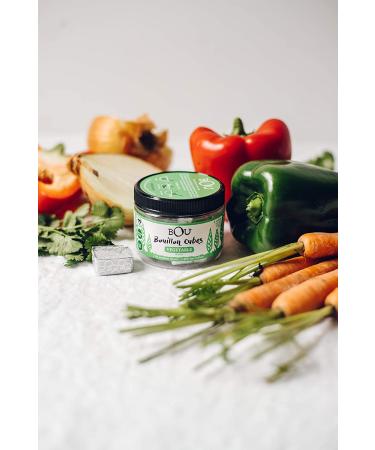 BOU Vegetable Bouillon Cubes - Vegan, Gluten Free, 2.53 oz | No Artificial Flavors - Buy Online on GoSupps.com