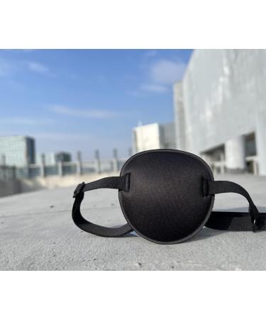 2PCS Eye Patch Adjustable Eye Patches Medical Eye Patch Amblyopia Lazy Eye Patches for Left or Right Eyes Black & Grey - Buy Online on GoSupps.com