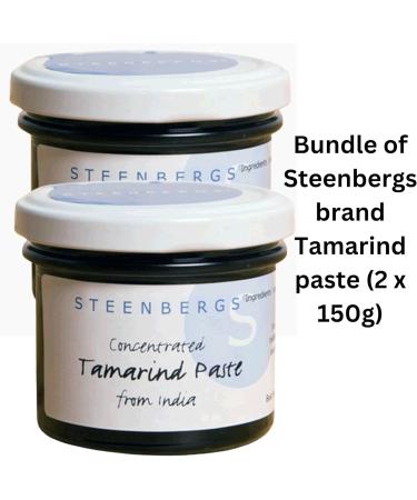 Tamarind Paste Concentrate (Makes 4 x Weight in Paste) Bundle Consisting of 2 x Steenbergs Tamarind Paste Concentrate 150g. Makes 1.2kgs of Paste - Buy Online on GoSupps.com