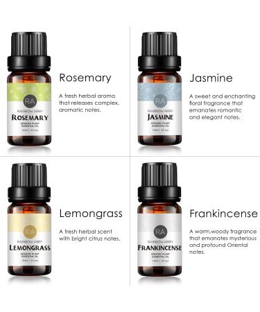 Essential Oils Set - Top 14 Aromatherapy Oils Gift Set-14 Pack 10ml (Lemon Eucalyptus Lavender Lemongrass Sweet Orange Peppermint Tea Tree Sandalwood and More) - Buy Online on GoSupps.com