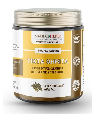 Tikta Ghrita Bitter Ghee (Herbal ghee)  Premium potency herb in a natural, fresh ghee base  Made in the USA every week