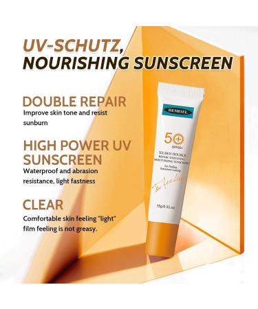 Face Sunscreen SPF 50 Suncream Factor 50 Face High Protection Face Repair Sun Cream Ice Feeling Dark Spot Remover Face Sunscreens Deep Hydration & UVA/UVB Protection Waterproof All-Day Lasting - Buy Online on GoSupps.com