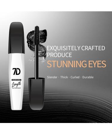 Eyelash Extension Mascara Eye Mascara Waterproof Prime Lash Mascara10ml Wearable Black Mascara Long Lasting Liquid Mascara for Women Girls - Buy Online on GoSupps.com