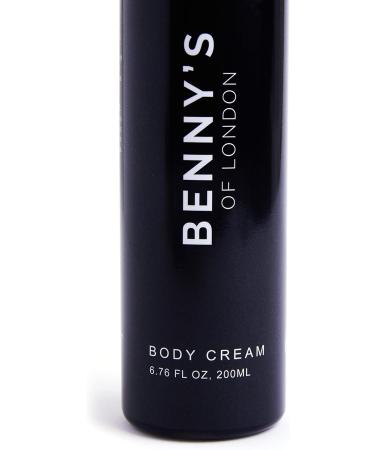 Men's Body Cream | BENNY'S | Light & Refreshing Scent | Hydrates and Repairs Your Skin | Vegan Friendly | Made in the UK | - Buy Online on GoSupps.com