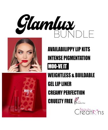 Shop Beauty Bundle: Creations Availabilippy Lip Kits Duo Set - Long-Lasting Gel Lip Liner & Matte Liquid Lipstick - Smudge Proof Kiss Proof + Collagen Lip Mask - Buy Online on GoSupps.com