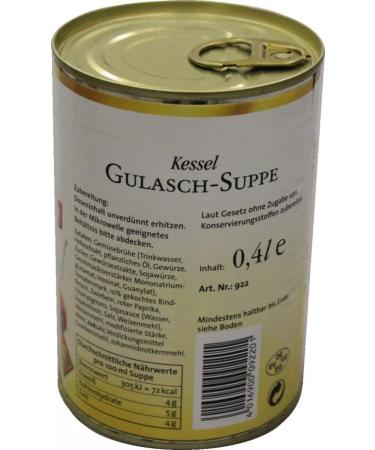  Unbekannt Menzi Goulash Soup 400 ml - Buy Online on GoSupps.com