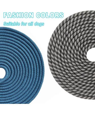 YUCFOREN Check Cord/Tie Out Long Rope Leash for Dog Training 15FT Obedience Recall Training Agility Lead for Large Medium Small Dogs Great for Training Camping Playing Backyard 15FT Black Blue - Buy Online on GoSupps.com