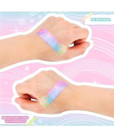 Lounsweer 240 Pcs Kids Tie Dye Adhesive Bandages - Variety Pack for Children - Waterproof, Breathable, and Cute - Ideal for Scrapes, Cuts, and Wound Care - 4 Sizes Included - Buy Online on GoSupps.com