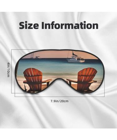 Beach Palm Tree Soft Sleep Eye Mask - Breathable Travel Eye Patch for Relaxation - Buy Online on GoSupps.com