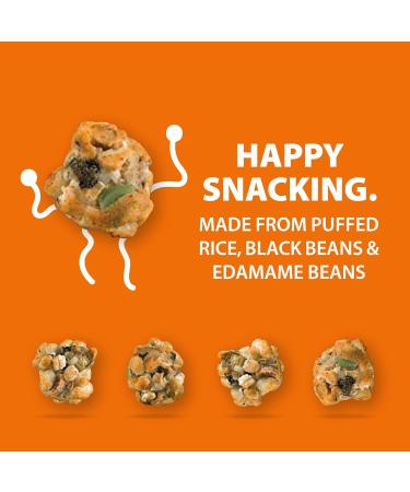 Savourists Sizzling BBQ Crunchits (12x25g) - Healthy Snack | Low Calorie, High Protein, Vegetarian & High Fibre - Buy Online on GoSupps.com