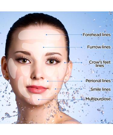 PAFUWEI Forehead Wrinkle Patches - 160 Pieces Anti-Wrinkle Patches for Fine Lines & Wrinkles | Overnight Facial Treatment for Men & Women - Buy Online on GoSupps.com