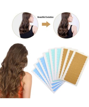 EHDIS Hair Extension Tape Tabs - 9 Sheets Double Sided Adhesive Tapes with Glue Remover Scraper Tool Set - Buy Online on GoSupps.com