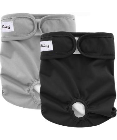 Leaving high -suction dog diapers for bitches 2 pcs washable dog shot.