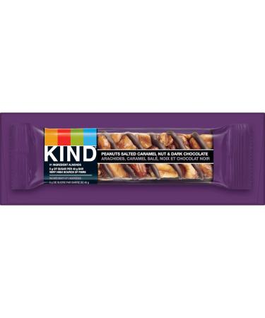 KIND Bars Peanuts Salted Caramel Nut & Dark Chocolate Gluten Free Low Sugar 40 Grams 12 Count - Buy Online on GoSupps.com