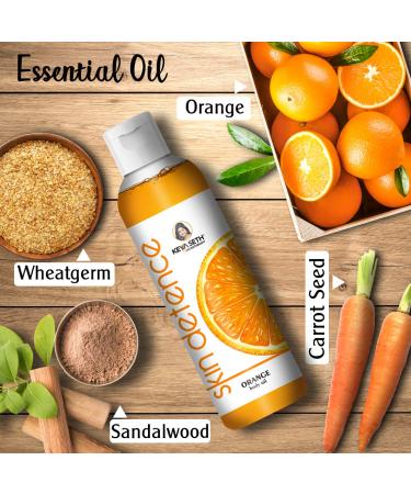 Keya Seth Aromatherapy Skin Defence Orange Body Oil - Non-Sticky Massage Oil for Daily Use | Enriched with Orange & Vitamin C | 400ml - For Men & Women - International Shipping Available - Buy Online on GoSupps.com