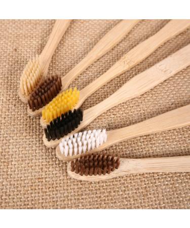 Eco-Friendly Gatuida 10th Bamboo Toothbrush Set | Organic & Portable Travel Toothbrushes | Disposable Hotel Accessories - Buy Online on GoSupps.com