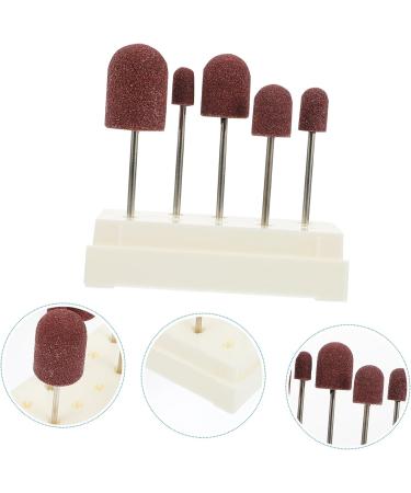 Toddmomy 1 Set Nail Sand Ring Cap manicure tools professional ceramic grinding head manicure drill bit Professional Manicure Polishing nail bit white ceramics to rotate Grinding disc 8x6cm White - Buy Online on GoSupps.com