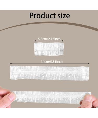 Abnaok 300 Pack Disposable Ear Covers - Waterproof Plastic Shower Caps for Hair Dye, Hair Dryer, Bathing - Ear Protectors - Buy Online on GoSupps.com