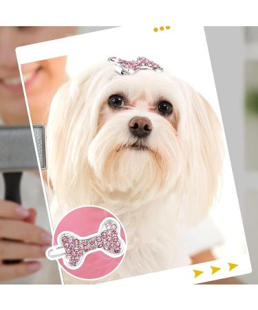 Crown Dog Accessories - 12 Pcs Crystal Rhinestone Tiara, Bows, Hair Clips for Pet Grooming - 12 Styles - Buy Online on GoSupps.com