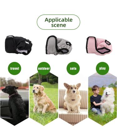 Reusable Dog Diapers | 3-Pack Adjustable Washing Diapers for All Dog Sizes - Suction-Enabled Physiological Pants - Buy Online on GoSupps.com