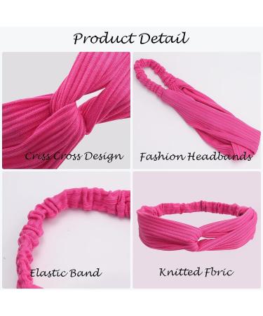 YARIEW Women's Headbands 12Pcs - No Slip Knotted Turban Fashion Hair Accessories - Buy Online on GoSupps.com