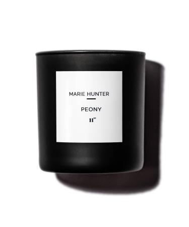 Marie Hunter - Peony Signature Candle Soy Coconut Wax Blend Luxury Wax Blend Luxury Candles Aromatic Candles Hand Poured All Natural Long Lasting Highly Scented Candles