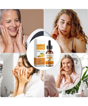Vitamin C Face Serum | Hyaluronic Acid Serum for Face | Anti-Aging Facial Serum with Vitamin C Hyaluronic Acid Vitamin E & More | Brightening Skin Serum for Glowing Skin - Buy Online on GoSupps.com