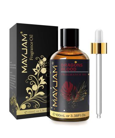 MAYJAM Dragon's Blood Oil 100ml Premium Fragrance Oil for Essential Oils Diffuser Aromatherapy Home Oil Burner - Buy Online on GoSupps.com