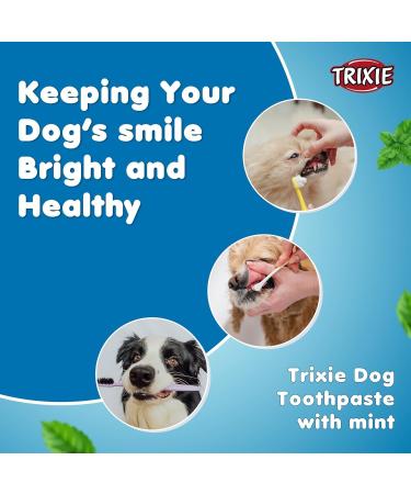 Trixie Dental Care Mint Toothpaste for Dogs | 100g | Supports Oral Hygiene & Dental Health | Prevents Tartar & Plaque - Buy Online on GoSupps.com