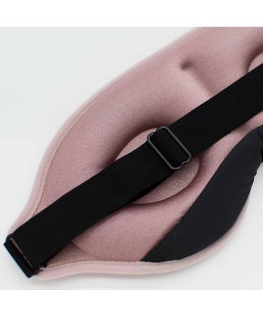 Shapevital 3D Deluxe Sleep Mask - Ultimate Comfort for Side Sleepers | 100% Dark Eye Mask for Women & Men | Perfect Travel Blindfold in Ros  - Buy Online on GoSupps.com