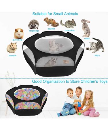 XIRGS Small Animal Playpen with Top Cover - Waterproof Portable Pet Cage Tent for Outdoor Exercise - Ideal for Cats, Rabbits, Hamsters, and More - Buy Online on GoSupps.com