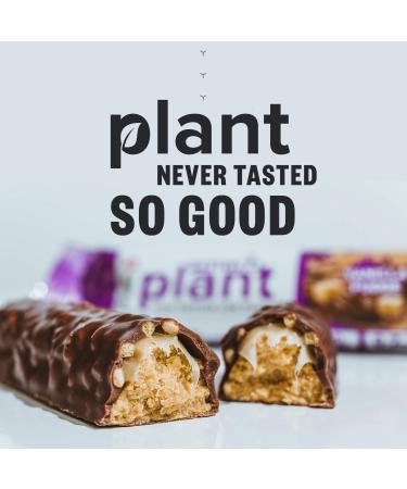 PhD Nutrition Smart Plant Protein Bar - Vegan Snack High Protein Low Sugar Macro-Friendly 12 Pack (64g) Vanilla Caramel Taste - Buy Online on GoSupps.com
