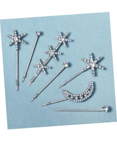 FOMIYES 5 Sets Fringe Bobby Pin Rhinestone Hair Clips Womens Barrettes for Hair Star Hair Clip Hair Barrette Wedding Hair Clip Rhinestone Barrettes Side Clip Girl Headgear Alloy - Buy Online on GoSupps.com