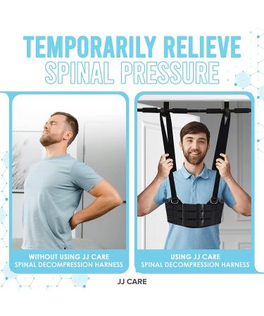 JJ CARE Spinal Decompression Harness for Lower Pain Relief and Back Traction - Ideal for Bulging, Degenerative, and Herniated Discs - Buy Online on GoSupps.com
