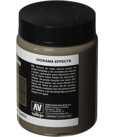 Vallejo Dark Earth Gel 200ml - Premium Modeling Paste for Realistic Terrain Effects - Buy Online on GoSupps.com